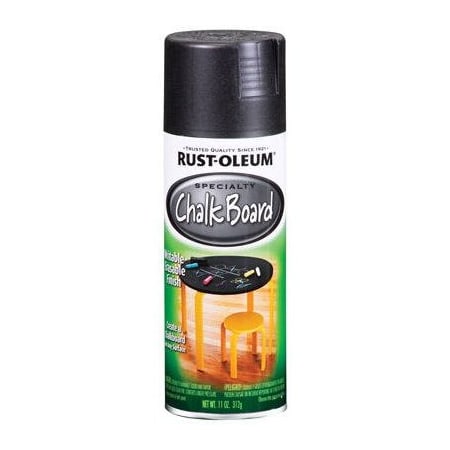 Rust-Oleum 11OZBLK Chalk BRD Paint 1913-830